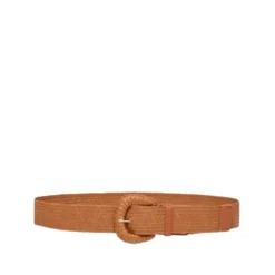 EMME MARELLA ADELCHI RAFFIA HIGH-WAIST ΖΩΝΗ 2515501022-002-BROWN