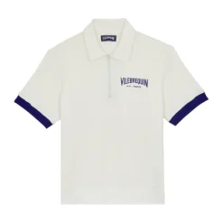 VILEBREQUIN VINTAGE BICOLOR LOGO POLO ΜΠΛΟΥΖΑ RBIC9007-003V-OFF WHITE
