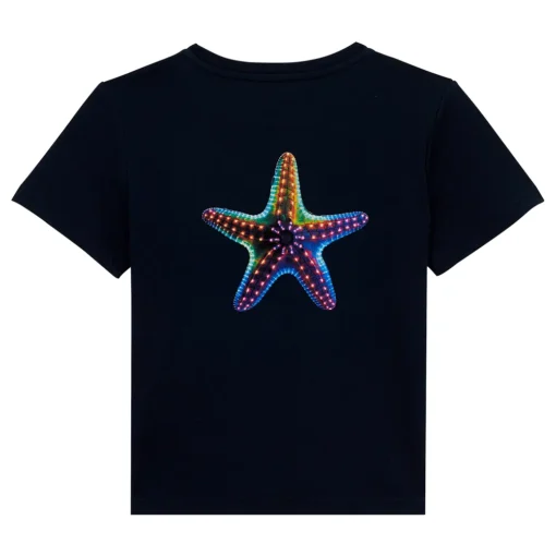 VILEBREQUIN DISCO STARS T-SHIRT ΜΠΛΟΥΖΑ THYCP307-390V-BLEU MARINE - Image 2