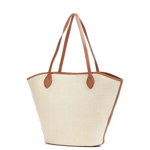 VALENTINO BAGS CANDLE ΤΣΑΝΤΑ  VBS7QO01-F29-NATURAL/CUOIO - Image 3