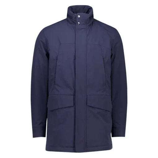 PAUL & SHARK TYPHOON RE-4X4 STRETCH CARCOAT WITH LOGO TAPE ΜΠΟΥΦΑΝ 15312018-013-BLUE - Image 2