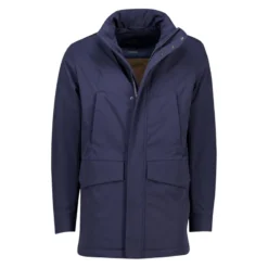 PAUL & SHARK TYPHOON RE-4X4 STRETCH CARCOAT WITH LOGO TAPE ΜΠΟΥΦΑΝ 15312018-013-BLUE