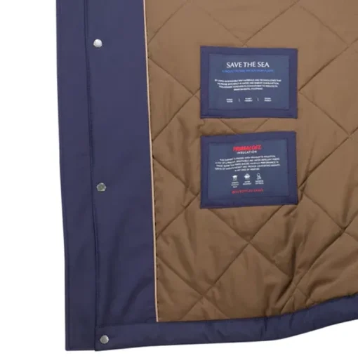 PAUL & SHARK TYPHOON RE-4X4 STRETCH CARCOAT WITH LOGO TAPE ΜΠΟΥΦΑΝ 15312018-013-BLUE - Image 4