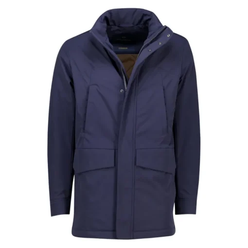 PAUL & SHARK TYPHOON RE-4X4 STRETCH CARCOAT WITH LOGO TAPE ΜΠΟΥΦΑΝ 15312018-013-BLUE