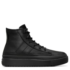 CONVERSE CHUCK TAYLOR ALL STAR EQUIP WP SNEAKER ΠΑΠΟΥΤΣΙ ΜΠΟΤΑΚΙ A08557C-006-BLACK/BLACK
