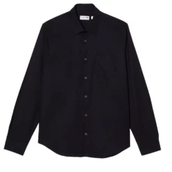 LACOSTE ΠΟΥΚΑΜΙΣΟ ΜΜ CH8522-HDE-TITANE/CACHOU-BLEU I