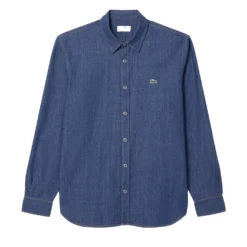 LACOSTE ΠΟΥΚΑΜΙΣΟ ΜΜ CH9084-MK9-WASHED DEEP MEDIUM