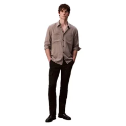 CALVIN KLEIN SLIM COTTON STRETCH ΠΑΝΤΕΛΟΝΙ CARGO LV04LC619G-UB1-BLACK