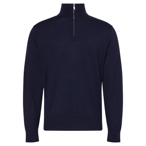 CALVIN KLEIN LS 100% MERINO QZ 14GG ΠΟΥΛΟΒΕΡ LV04LD318G-CEF-DARK SAPPHIRE