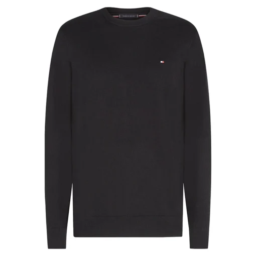 TOMMY HILFIGER PIMA ORG CTN CASHMERE CREW NECK ΠΟΥΛΟΒΕΡ MW0MW28046-BDS-BLACK