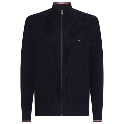 TOMMY HILFIGER RWB RIB ZIP THROUGH ΖΑΚΕΤΑ MW0MW41517-DW5-DESERT SKY