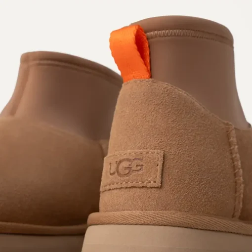 UGG CLASSIC MINI DIPPER ΧΑΜΗΛΗ ΜΠΟΤΑ 1168170-00KD-CHESTNUT - Image 5
