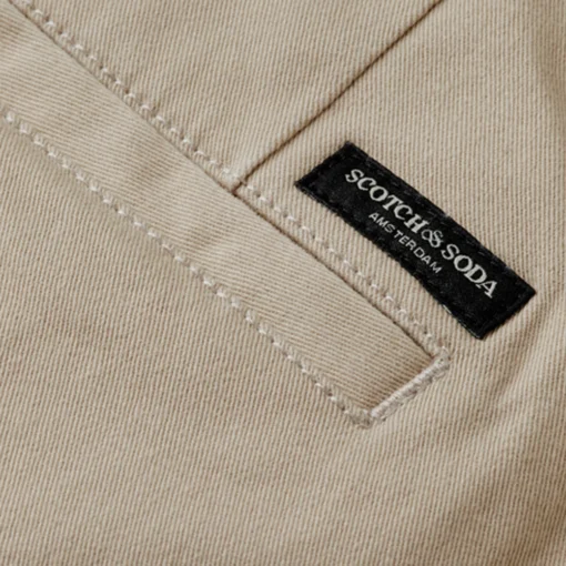 SCOTCH & SODA MOTT WASHED COTTON BLEND ΠΑΝΤΕΛΟΝΙ CHINO 181196-SC260-PLAZA TAUPE - Image 3