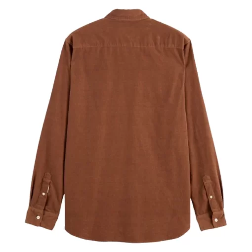 SCOTCH & SODA REGULAR FIT CORDUROY ΠΟΥΚΑΜΙΣΟ ΜΜ 181235-SC210.01-SOFT SILT - Image 2