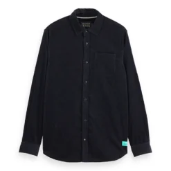 SCOTCH & SODA REGULAR FIT CORDUROY ΠΟΥΚΑΜΙΣΟ ΜΜ 181253-SC001.10-METEORITE