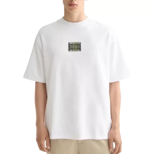 SCOTCH & SODA LOOSE FIT LABEL T-SHIRT ΜΠΛΟΥΖΑ ΚΜ 181513-SC101-BRIGHT WHITE - Image 2