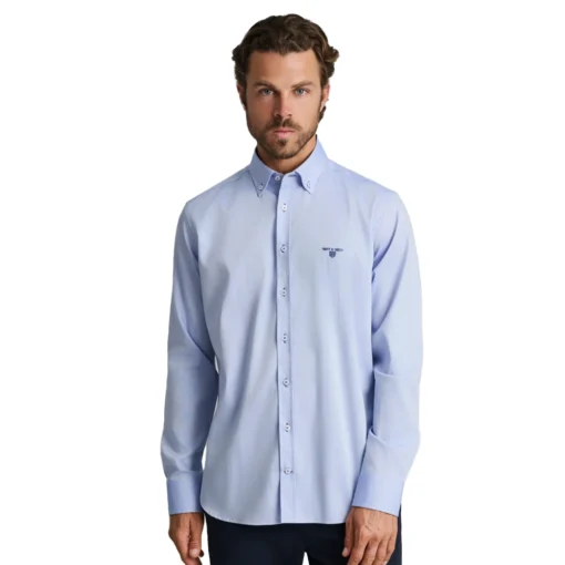 NAVY & GREEN ΠΟΥΚΑΜΙΣΟ MAO 24NG.BX220/1B.2-DEEP LIGHT BLUE
