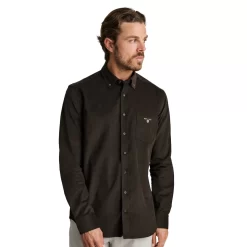 NAVY & GREEN ΠΟΥΚΑΜΙΣΟ 24NG.SD146/1B.1-DARK BROWN