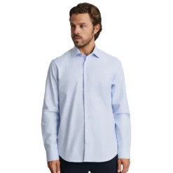NAVY & GREEN ΠΟΥΚΑΜΙΣΟ 24NG.SD183/NGM-LIGHT BLUE/WHITE