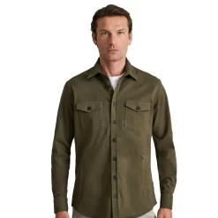 NAVY & GREEN ΠΟΥΚΑΜΙΣΟ OVERSHIRT 24NG.TS03/OS-FOREST GREEN
