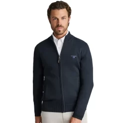 NAVY & GREEN ΠΛΕΚΤΗ ΒΑΜΒΑΚΕΡΗ ΖΑΚΕΤΑ ΜΕ ΦΕΡΜΟΥΑΡ 24YM.454/GZ.6-BLUE