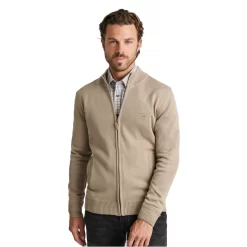 NAVY & GREEN ΠΛΕΚΤΗ ΒΑΜΒΑΚΕΡΗ ΖΑΚΕΤΑ ΜΕ ΦΕΡΜΟΥΑΡ 24YM.454/GZ.6-SIMPLY TAUPE