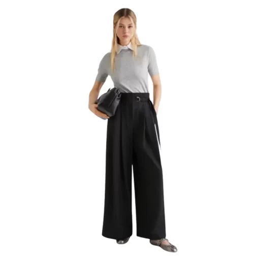 MARELLA BONDENO HIGH-WAISTED ΠΑΝΤΕΛΟΝΙ 2523136011-001-BLACK - Image 2