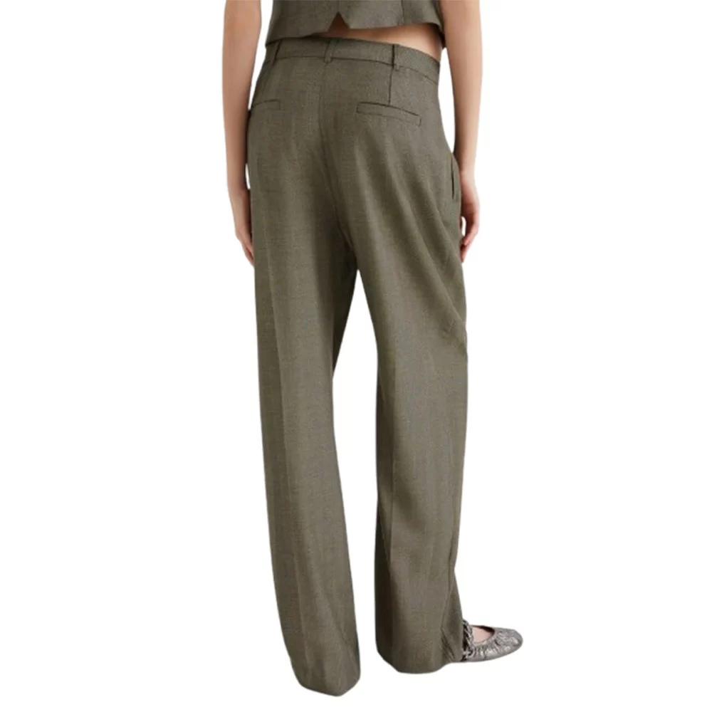 MARELLA HULL TWILL CARROT-FIT ΠΑΝΤΕΛΟΝΙ 2523136161-002-GREEN - Image 3