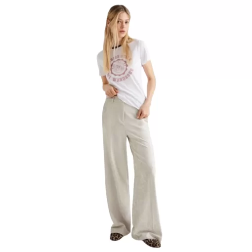 MARELLA AVANA STRAIGHT-FIT CORDUROY ΠΑΝΤΕΛΟΝΙ 2523786034-001-GREY - Image 3