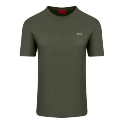 HUGO T-SHIRT ΜΠΛΟΥΖΑ DERO222 50466158-309-DARK GREEN