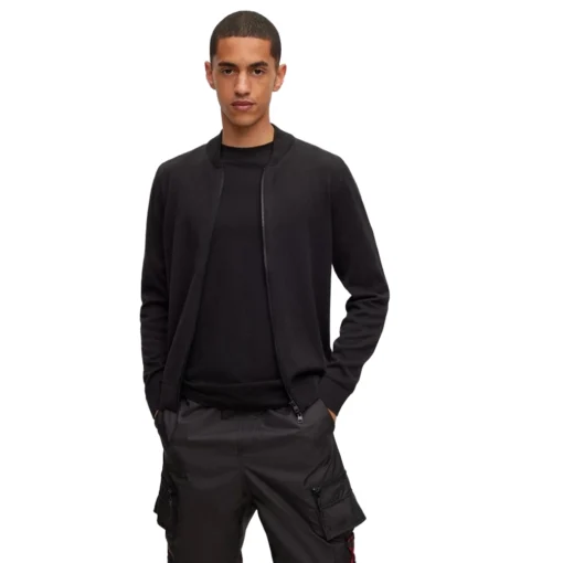 HUGO ΠΛΕΚΤΗ ΖΑΚΕΤΑ SAN JAQUE-C 50474809-001-BLACK - Image 2