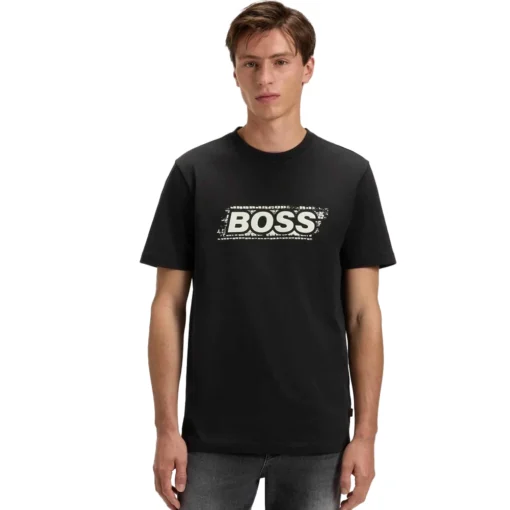 BOSS T-SHIRT ΜΠΛΟΥΖΑ TE WHEEL 50546381-001-BLACK - Image 2