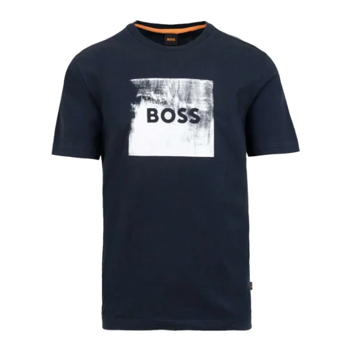 BOSS T-SHIRT ΜΠΛΟΥΖΑ TE WHEEL 50546381-404-DARK BLUE