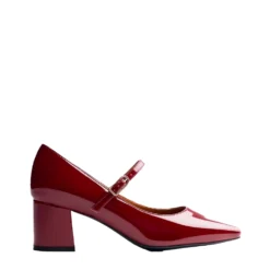 GIOSEPPO WINDHAM PATENT LEATHER EFFECT ΓΟΒΕΣ 73270-P-BURDEOS