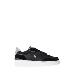 POLO RALPH LAUREN OPN MΑSTER PP LOW TOP LACE SNEAKERS ΠΑΠΟΥΤΣΙ 809974026002-BLACK/GREY