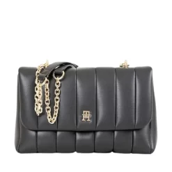 TOMMY HILFIGER TH GRACE MED CROSSOVER ΤΣΑΝΤΑ ΩΜΟΥ AW0AW17669-BDS-BLACK