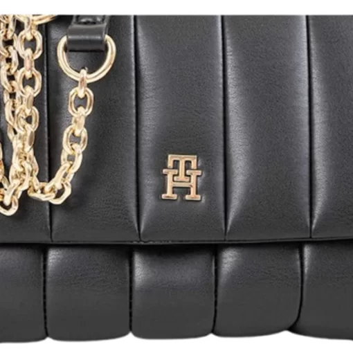 TOMMY HILFIGER TH GRACE MED CROSSOVER ΤΣΑΝΤΑ ΩΜΟΥ AW0AW17669-BDS-BLACK - Image 3