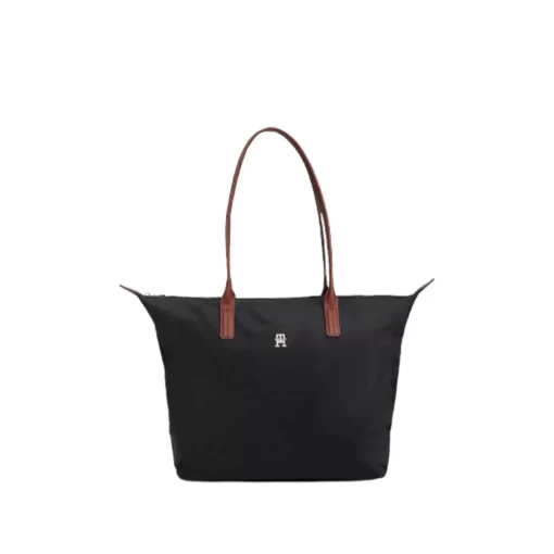 TOMMY HILFIGER POPETTE TOTE ΤΣΑΝΤΑ ΧΕΙΡΟΣ/ΩΜΟΥ AW0AW17711-BDS-BLACK