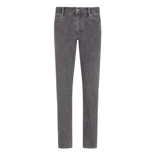 EMPORIO ARMANI LOGO PATCH SKINNY ΠΑΝΤΕΛΟΝΙ ΤΖΙΝ EM000121AF17494-M8001-MEDIUM GREY DENIM