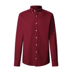HACKETT TAILORED FIT GARMENT DYED OXFORD ΠΟΥΚΑΜΙΣΟ HM3010508-299-BURGUNDY RED