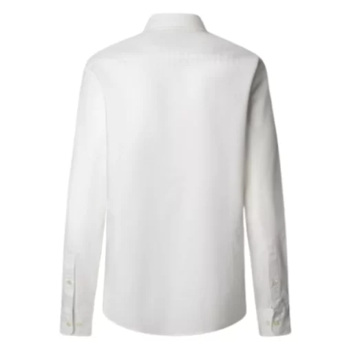 HACKETT TAILORED FIT GARMENT DYED OXFORD ΠΟΥΚΑΜΙΣΟ HM3010508-800-WHITE - Image 2