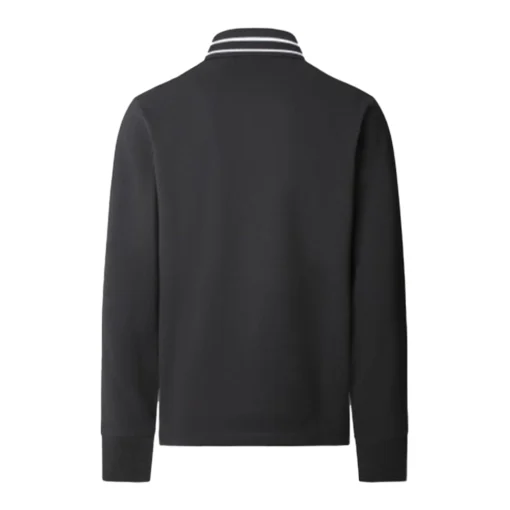 HACKETT HS JACQ TIPPED LS ΜΠΛΟΥΖΑ ΑΝΔΡΙΚΟ POLO ΜΠΛΟΥΖΑ HM5500006-999-BLACK - Image 2