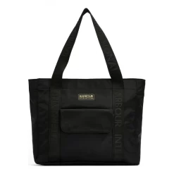 BARBOUR INTERNATIONAL QUALIFY TOTE ΤΣΑΝΤΑ ΧΕΙΡΟΣ/ΩΜΟΥ LBA0418-BK91-BLACK