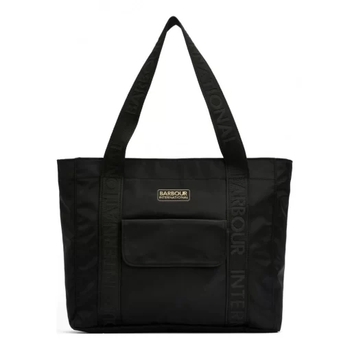 BARBOUR INTERNATIONAL QUALIFY TOTE ΤΣΑΝΤΑ ΧΕΙΡΟΣ/ΩΜΟΥ LBA0418-BK91-BLACK