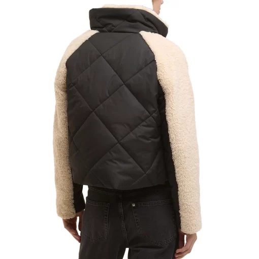 BARBOUR INTERNATIONAL OSAKA QUILTED ΜΠΟΥΦΑΝ LQU1833-BK11-BLACK/JASMINE - Image 3
