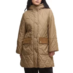 BARBOUR ELSPETH QUILTED ΜΠΟΥΦΑΝ LQU1841-BE31-MILITARY BROWN/ANCIENT TARTAN
