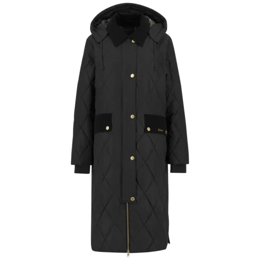 BARBOUR MEREDITH QUILTED ΜΠΟΥΦΑΝ LQU1842-BK11-BLACK/CLASSIC TARTAN