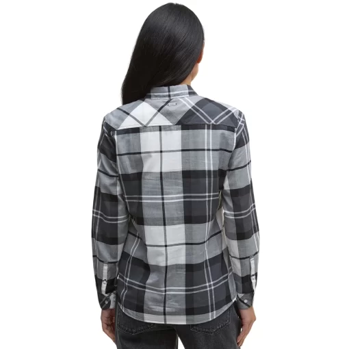 BARBOUR BREDON CHECK ΠΟΥΚΑΜΙΣΟ Μ/Μ LSH1353-CH71-CHARCOAL TARTAN - Image 3