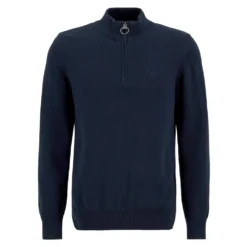 BARBOUR COTTON HALF ZIP KNITTED ΠΟΥΛΟΒΕΡ MKN1074-NY91-NAVY