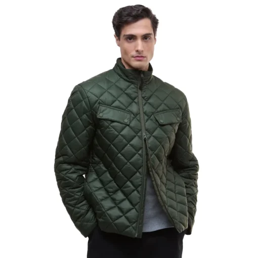BARBOUR INTERNATIONAL ARIEL BOX QUILTED ΜΠΟΥΦΑΝ MQU1824-SG71-SAGE - Image 2